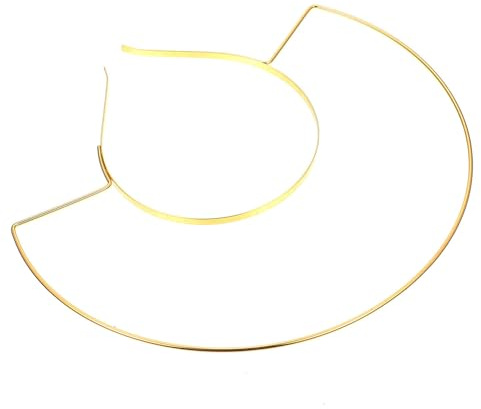 WEKADRIN Kreativer Goldener Heiligenschein Kopfschmuck aus Eisen Vielseitiges und Einfach Anzulegendes Haaraccessoire für Hochzeit und Verlobung