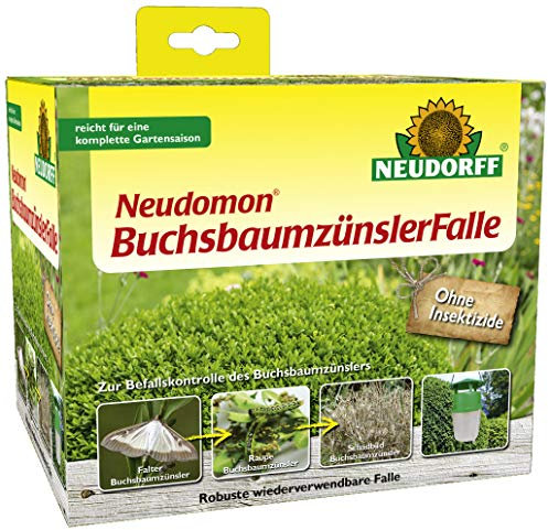 Neudorff Neudomon Boxwood Moth Trap Biotechnical with Attractant to Reduce Infestation, 1 Set