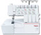 Necchi NCV10A Nähmaschine (weiß, halbautomatische Nähmaschine, Overlock, Nähen, 4 mm, drehbar, 1200 U/min)
