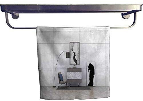 Wouueso de Lavabo de Salle de Bain Monté sur Comptoir de Lavabo D'Eau Froide Simple de Toilette en Acier Inoxydable Petite Taille