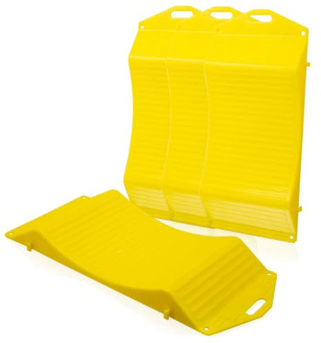 BITUXX® Reifenschoner Reifenschutz Reifenschuhe Reifenunterlage Standplatten (2 Paar)