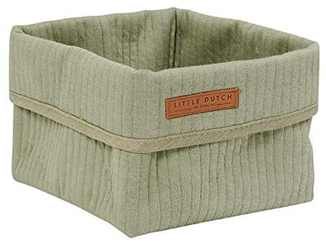 Little Dutch TE30430111 Wickeltischkörbchen klein Pure olive