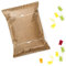 Logbuch-Verlag 10 Fruchtgummi Tütchen zum Beschriften & Bekleben beige Gastgeschenk Tischkarte Hochzeit