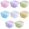 woojfcang 8 Pcs Mini Food Containers with Lid Sauce Pots Stackable Snack Boxes 60 ML Mini Storage Boxes Sauce Dip Cups Sauce Containers Travel Condiment Containers