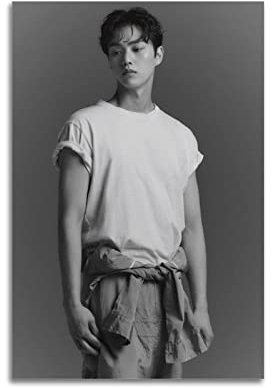 TeDe Song Kang Berühmter koreanischer Schauspieler 2 Kunst Wohnzimmer Schlafzimmer Poster Gemälde Dekoratives Gemälde Druck Leinwand Wand 20 x 30 cm Unrahmen-Stil-1