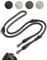 PiuPet® Hundeleine 2m I 3-Fach längenverstellbar I Leine große & kleine Hunde I Hundeleine große Hunde I Hundeleine kleine Hunde | Hundeleine Mittelgroße Hunde | Leine Hund (Schwarz)