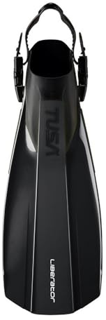 TUSA SF-0113 Liberator Scuba Diving Fins, Medium/Large, Black