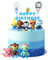 MGKEOUF Ocean Figures - Cake Decoration, Animal Theme Party Decorations, 9PCS