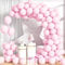 Unisun Palloncini Rosa Pastello, 100Pezzi 10Pollici Macaron Rosa Palloncino Ragazza Donne Bambino Rivelazione Genere Baby Shower Battesimo Compleanno Matrimonio Anniversario Laurea Decorazione