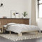 ShGaxin Bettgestell Sonoma-Eiche 90x200 cm Holzwerkstoff und Metall, Bett, Jugendbett, Schlafzimmer Bett, Bed Frame - 845873
