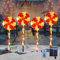 YOOWARM Solar Weihnachten Lutscher Lichterketten, 4 Stück LED Candy Lollipop Gartenstecker Lichterketten,Weihnachtsweg Marker, 8 Modi Solar Weihnachts Lichter Aussen für Garten Weihnachtsdeko Rasen