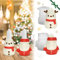 NEERIX 2 Stück Weihnachten Silikonformen Kerzenhalter,Beton Gießformen mit 3D Elch und Weihnachtsmann Design für Stabkerzen und Teelichter,DIY Epoxidharz Kerzenleuchter für Zuhause und Party