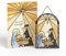 Lovepop® religiöse Sonnenfänger Weihnachtskarte mit Krippenszene & abnehmbaren Fensterschmuck | mit Versteckfach für Geldgeschenke & Gutscheine | inkl. Umschlag | Ausziehbare Notiz
