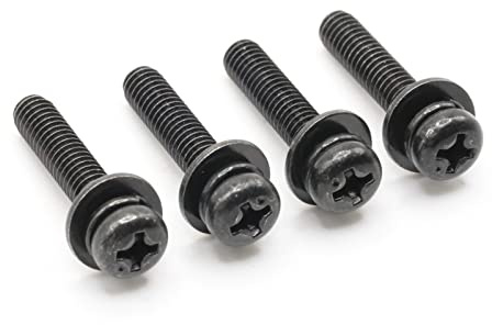 ReplacementScrews Stand Screws Compatible with LG 75UT7000PUA - 75 Inch UT Series 2024 4K Smart TV - Complete Feet/Legs Screw Set (Pack of 4)