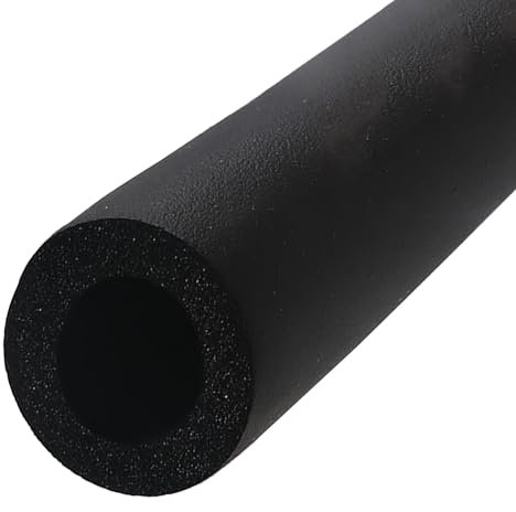 Rohrisolationsschaumrohr, Isolierendes Schaumrohrisolierungsschaumrohrschutz, Wärmeschutzrohrabdeckungen, Schaumrohr, Geeignet For Wasserrohrleitungen Im Außen- Und Innenbereich(114MMx30MMx1.9m)