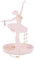 Balvi Porte-bagues Ballerina Couleur Rose Porte-Bijoux Silhouette Ballerine Métal