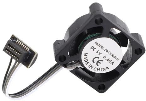 Hotend Cooling Fan 2510 5V PWM 18000PRM for Bambu P1P P1S 3D Printer Parts Accessories