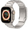 HKIDKK Cinturino in titanio cinturino per Apple Watch 49mm 45mm 44mm 42mm IWatch Ultra2 Ultra SE 2 SE Series 9 8 7 6 5 4 3 2 1, cinturino di ricambio in titanio con chiusura pieghevole(Titanium)