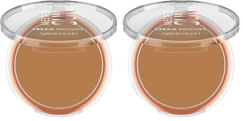 Catrice Melted Sun Cream Bronzer, Nr. 020, Braun, definierend, sofortiges Ergebnis, natürlich, matt, vegan, ölfrei, ohne Parfüm, ohne Alkohol, 2er Pack (9g)
