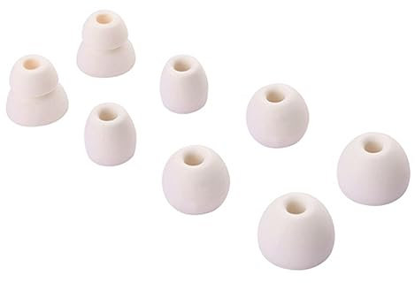 4 paia di gommini auricolari in-ear in morbido silicone per auricolari X/auricolari