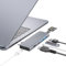 ZanBix USB C Hub, 7-in-2 USB Adaptador para MacBook Pro Air Thunderbolt 4 Dock HDMI 4K, 100W PD, 40Gbps, USB-C 3.0, 2 USB-A 3.0, Lector Tarjetas SD/TF, Compatible con MacBook M1/M2/M3/M4