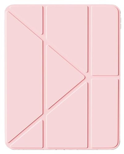 A-BEAUTY Funda Compatible con Samsung Galaxy Tab S6 Lite 10.4-Pulgadas 2024/2022/2020 con S Pen Soporte, Antichoque Carcasa Translúcida, Soporte de Y 6 en 1, Auto-Sueño/Estela, Rosado