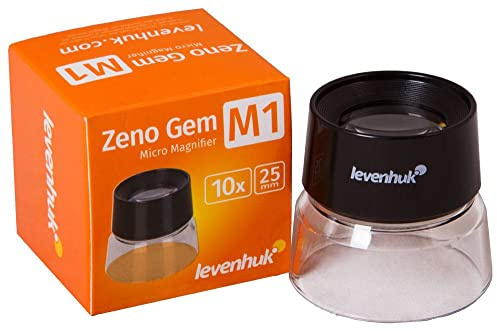 Levenhuk Zeno Gem M1 Handlupe mit 10-Facher Vergrößerungsleistung