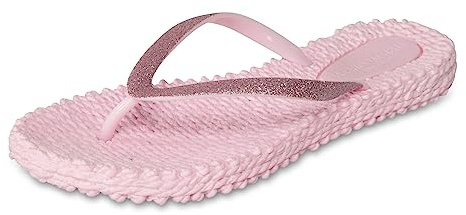 Ilse Jacobsen HORNBÆK | Cheerful01 | Damen Flip Flops mit Glitter | Dänische Design | Sommer Strand Zehentrenner