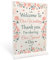 RED OCEAN Panneau et Plaque « Welcome to Our Wedding » - Décoration de Mariage
