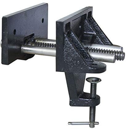 KATSU Tornillo de Banco para Madera de Resistente 6/150mm, Abrazadera de Tornillo de Banco para Mesa de Carpintería, Herramientas de Ferretería para Banco de Trabajo para Carpinteros