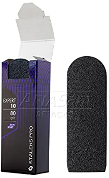 Staleks DFE-10 recambio lima desechable adhesivo de base de metal MBE-10 Expert (DFE-10-80 GRIT)