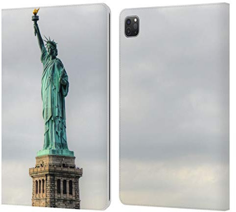 Head Case Designs Offizielle Haroulita New York 2 Orte Leder Brieftaschen Handyhülle Hülle Huelle kompatibel mit Apple iPad Pro 11 2020/2021 / 2022