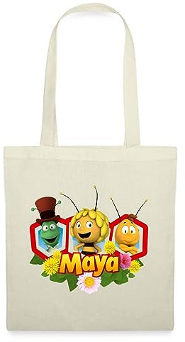Spreadshirt Biene Maja Freunde Flip Willi Stoffbeutel, One size, Natur