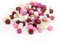 PINKJANE Siegelwachs - 100 Stück Achteckige Siegelwachsperlen, Stempelwachs for Karten, Umschlägen, Briefe, Hochzeitseinladungen Karten, Geschenkbox - Rosa Serie, Gemischte Farben