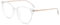 Firmoo Blaulicht Brille ohne Sehstärke Damen Herren, Runde Blaulichtfilter Computer Brille gegen Kopfschmerzen, Entspiegelt, UV-Schutz (Transparent-1)