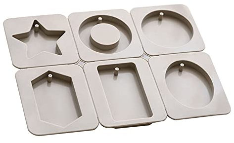 XLKJ Sapone Stampi,Stampi in Silicone per Sapone Stampi Sapone Fai da Te per Fai da Te Fare Sapone Cioccolato Cake e Gelatina