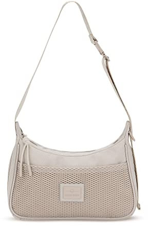Johnny Urban Umhängetasche Damen Klein Beige - Maddy - Kleine Handtasche - Stylische Schultertasche für Freizeit, Party, Ausgehen - Wasserabweisend