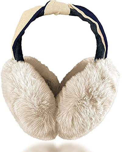Ohrenwärmer Damen Winter,Faltbare Plüsch Warme Ohrenschützer,Outdoor Verstellbarer Ohrenschützer,Winter Ohrenschützer,für den Winter Reiten Warme.