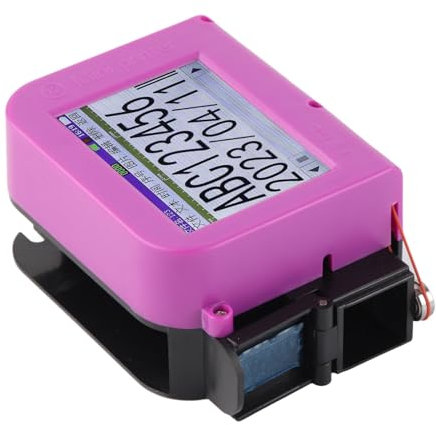 Impresora de Inyección de Tinta Portátil con Pantalla Táctil y Secado Rápido para Codificación de Etiquetas de Fecha y Código Industrial - Máquina de Marcado Continuo para Etiquetado de Productos