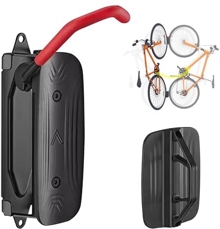 Mimoke Supporto da parete girevole per bicicletta – Staffa per bicicletta – Supporto verticale – Portabici per il garage – MTB & bici da strada