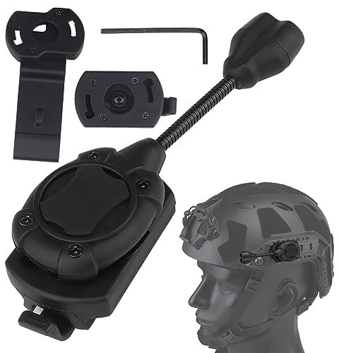 Taktisches Helmlicht für Ops-Core Arc Helm, Seitenschiene, Outdoor, Airsoft, Paintball, Jagd, Militär, Multifunktionssignalleuchte (schwarz)