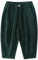 Volunboy Ragazzi Pantaloni Larghi in Velluto a Coste con Vita Elasticizzata e 3 Tasche per Bambini di 2-7 Anni(Verde,5-6 Anni,Taglia 120)