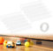 DBREAKS 10 Stück Spielzeugblocker Für Möbel, Spielzeugblocker Couch 40x8x4CM, Kratzschutz Sofa Katze, Transparente Spielzeugblocker für Möbel mit Klebeband, Spielzeug Blocker unter Sofa