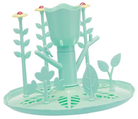 Toyvian 1stk Babyflasche Tragbare Wasserflasche Ablagefläche Aus Kunststoff Lagerung Von Pumpenteilen Trockengestell Für Wasserflaschen Flaschenhalter Aus Gras Abnehmbar Abtropffläche Pp