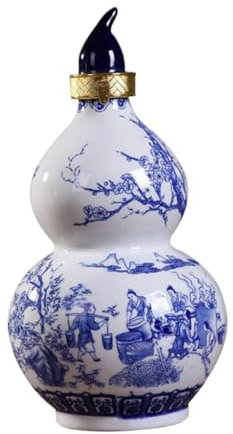 TOPBATHY bottiglia di liquore in ceramica bottiglia di vino multifunzionale bottiglia d'acqua Hydro Jug zuccari zucche caraffa per whisky contenitore per bevande in ceramica zucca da bere