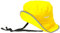 Playshoes Südwester Ungefüttert Unisex Kinder Regenhut, Gelb, 48-52