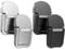 DHSBGWSX Lot de 2 paires de supports de clavier d'ordinateur portable rehausseurs de clavier pour ordinateur portable (noir, argent)
