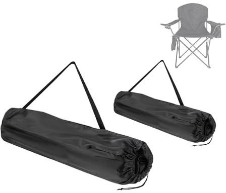 Folding Garden Chair Storage Bags, 100cmx22cm 2PCS Nylon Camp Chair Carry Bags with Shoulder Strap Handle for Traveling Outdoor Camping Hiking