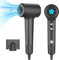 Hair Dryer, Ionic Hairdryer, 400 Million Professional Plasma Hair Dryer, 110,000 RPM Fast Drying Brushless Motor, 57dB Low Noise Blow Dryer for Women, Man, Travel and Home