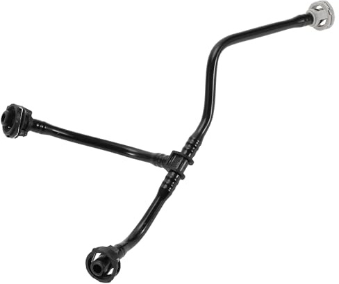 Partuto Cooling System Overflow Hose for Audi Q5 2.0L 2016-2024 80A121081S | 80A121164F, Front Expansion Tank Hose Line Pipe, Plastic, Black, Good Sealing